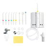 Jet dentaire adaptable robinet - Oral Irrigator XS4 - kit universel aérateur robinet - 10 buses inclus - mini réservoir de bain de bouche inclus - patch de fixation inclus - monhydropulseur.fr