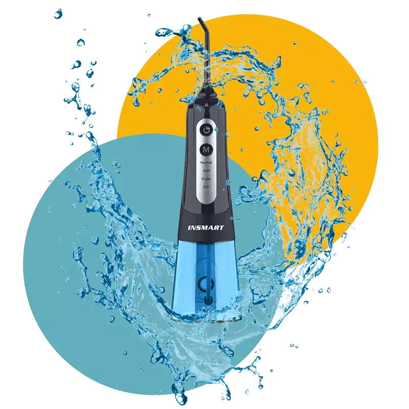 Brosse hydrojet dentaire - INSMART 3GX Bleu - MonHydropulseur.fr