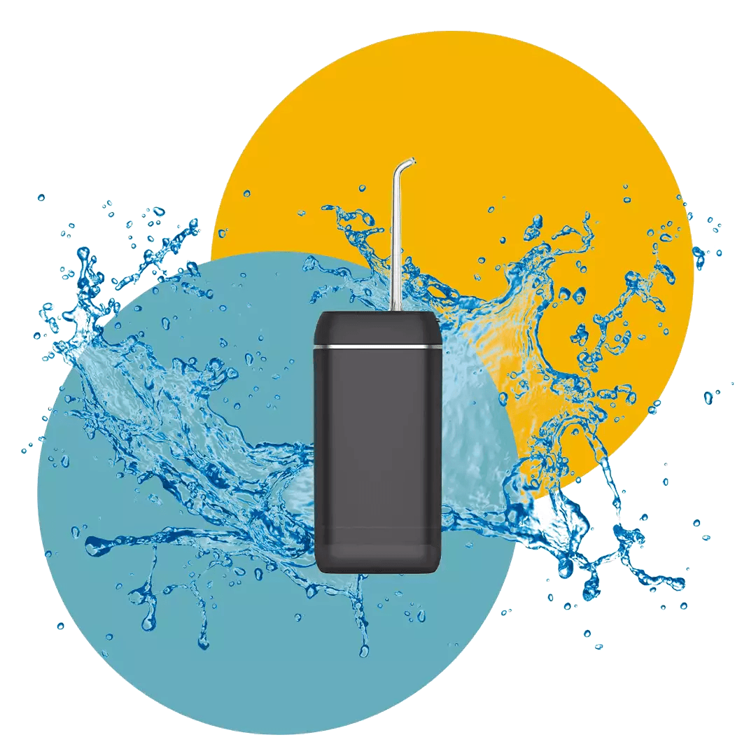 Hydropulseur_Dentaire_de_Voyage - Oral Irrigator Mini v2 Noir - monhydropulseur.fr
