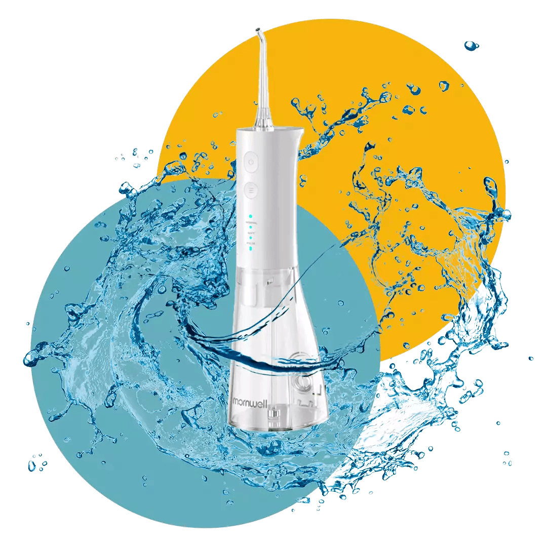 Hydropulseur gencives sensibles - Mornwell F29 Blanc - monhydropulseur.fr