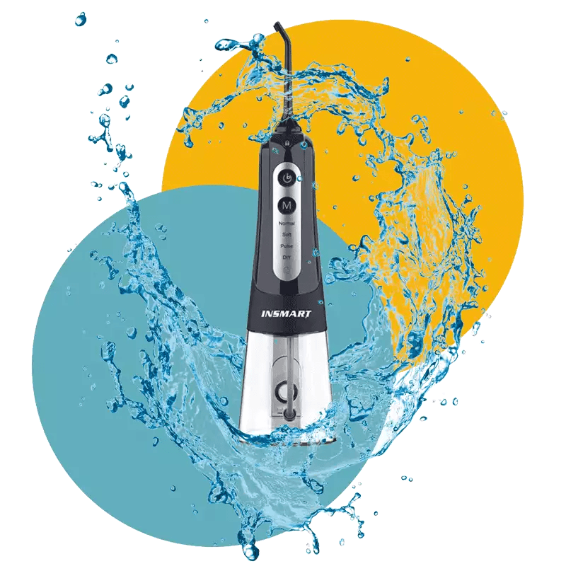 Hydropulseur jet dentaire portable - INSMART 3GX Blanc - MonHydropulseur.fr